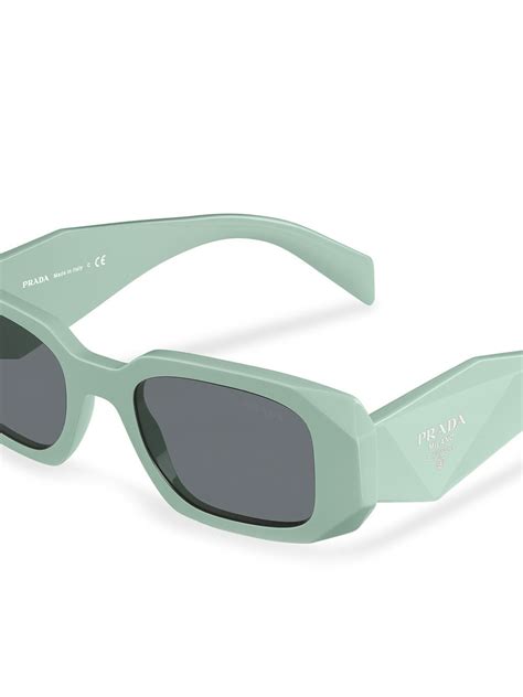 light blue prada sunglasses|Prada sunglasses blue frame.